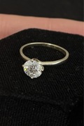 Pierścionek Yes Valentine z diamentem naturalnym 1ct