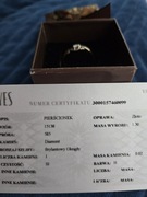 Pierścionek złoty firmy Yes z brylantem roz.10 