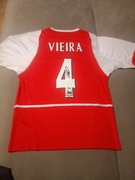 Koszulka Arsenal Patrick Viera z autografem i certyfikatem firmy beckett