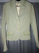 De Facto: Zielona welniana marynarka damska  36