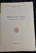 Biblografia prac dr.Michałkowskiego