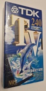 Kaseta VHS -TDK 240 NOWA w folii