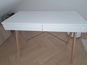 Biurko drewniane Minko biale