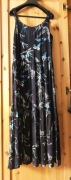 Superdry sukienka maxi tygrysy bambus granatowa wiskoza M japan boho