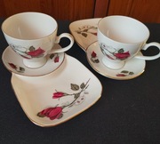 Filiżanka z talerzykiem z Fabryki Porcelany Chodzież PRL