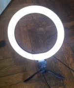 SUPER LAMPA LED SELFIE  RING LICHT TYP 14155505L +PODSTAWK, SREDN 26CM !!