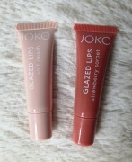 2x BŁYSZCZYK GLAZED LIPS PEACH TRUSKAWKA JOKO