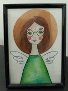 Anioł ręcznie malowany 