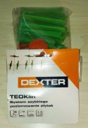 Teoklin 10 szt 1,6 mm system poziomowania Dexter