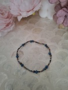 Bransoletka handmade z naturalnych kamieni hematyt 