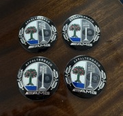 Naklejki na dekielki felg Mercedes AMG 56mm