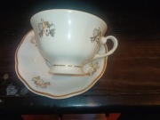 porcelanowa filiżanka ze spodkiem Koenigstat, Jaworzyna , Karolina