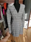 Nowa sukienka Zara XS 34 krata elegancka wizytowa