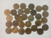 Monety 2 zł od 1975r. do 1988r. 30 szt.