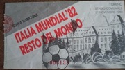 bilet ITALIA MUNDIAL 82 - RESTO DEL MONDO - 1988