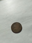 10 centymów z okresu panowania cesarza Napoleona III. 