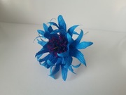 Chaber kwiaty z krepiny