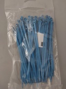 Opaski zaciskowe trytytki niebieskie wykrywalne 3,6x140 100szt.