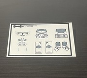 Lego star wars kalkomania clone wolf pack P2