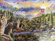 Puzzle Jumbo 1000 Summer Wolf Family