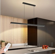 Ściemnialna lampa wisząca LED z pilotem,120 cm