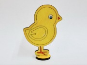 Drewniany wielkanocny kurczak Pisklak sklejka figurka do zdobienia