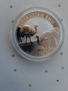 Srebrna Moneta Australian Emu mennicza, 1 uncja 