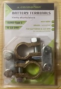 Klemy Akumulatora Carmotion (Euro-Typ 1, Mosiężne, 6-12-24V, 600A)