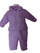 Komplet zimowy kurtka + spodnie ocieplony 18mies