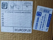 Kolanko współosiowe kołnierz 100/60x90 Fondital