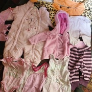 Ubranka dla dziewczynek rozmiary od 56 do 92