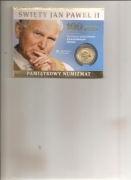 Numizmat z Papieżem Janem Pawłem II