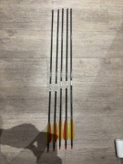 Nowe 5x zestaw strzały z włókna węglowego Poe Lang 30 Archery Research