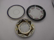 KOMPLET STARYCH TALERZYKÓW POD FILIŻANKI DO ESPRESSO