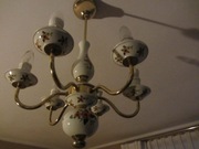 Żyrandol wiszący porcelanowy 