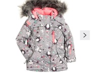 Kurtka zimowa, narciarska dla dziewczynki 