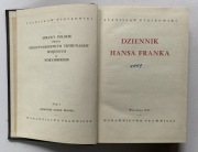 Dziennik Hansa Franka Tom I 1956 S.Piotrowski