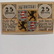 25 Pfennig 1921 rok 