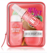 SOL DE JANEIRO Bom Dia Bright Jet Set zestaw 3 kosmetyków + kosmetyczka