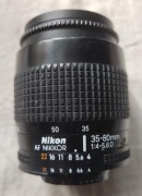 OBIEKTYW NIKON AF NIKKOR 1:4-5.6D/35-80mm D NIKON F