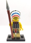Lego Minifigures col03-3 - Tribal Chief Indianin Wódz / Series 3