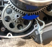 HONDA CRF 450R CRF 450X blokada walu zebatek sprzegla trybow kosza