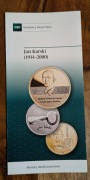 Folder NBP 2014 - Jan Karski 100 rocznica urodzin 200, 10 i 2 zł