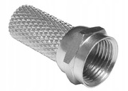 Wtyk antenowy F 75Ohm nakręcany 6.5/22mm 2szt (14)