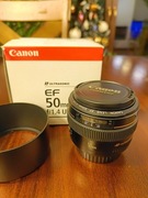 Obiektyw Canon ef 50 mm F1.4