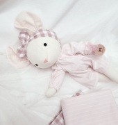 Eco lalka szyta rękodzieło 38 cm Myszka Tilda