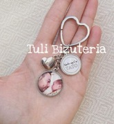 Brelok dla taty ze zdjęciem dziecka dzień taty święta mikołajki mikołaj