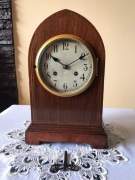 Zegar  GUSTAV BECKER 1908 Arts&Crafts P21 medalowy Graham mahoń lancet loft