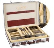 SOLIDNE SZTUĆCE 72 EL WALIZKA SATYNOWE