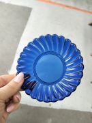 Kobaltowe podstawki vintage 5 sztuk 